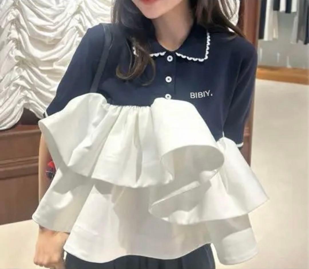 トップス Bibiy. ROSIEPEPURAMUTOP