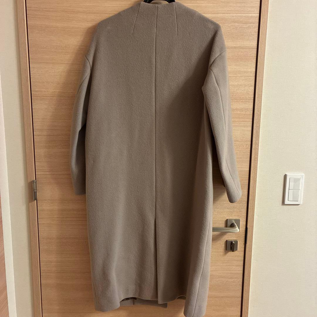 IÉNA Manteco製 グレージュロングコート