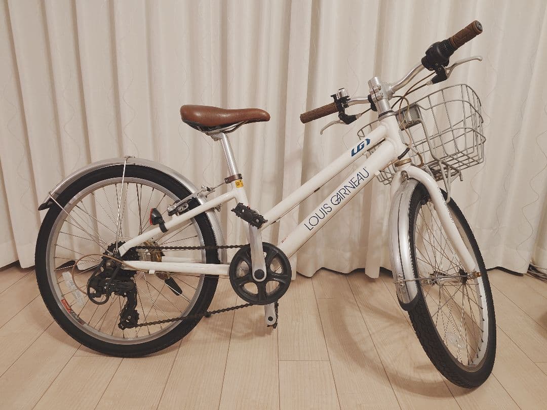【22インチ子供用自転車 】ルイガノJ22 Plus ホワイト6段変速　中古