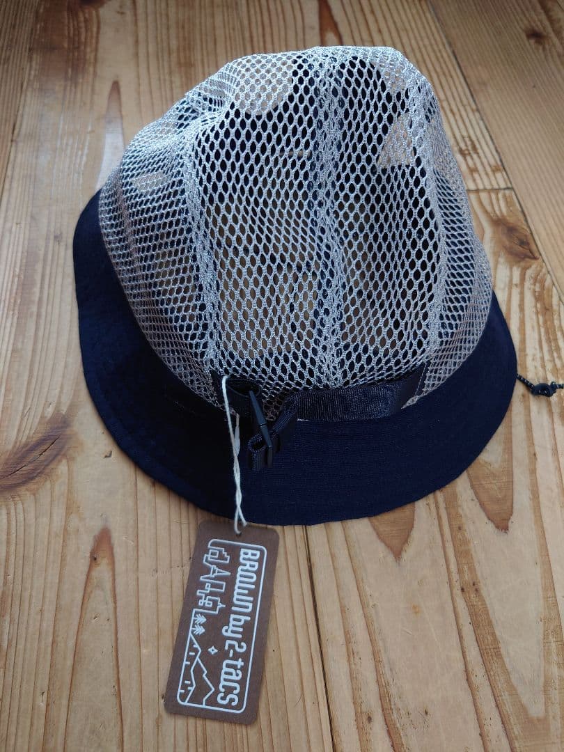 BROWN　by 2-tacs Mesh hat ネイビー