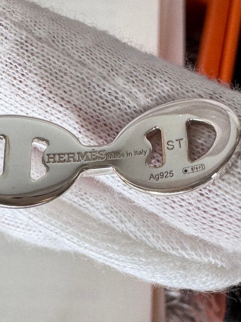 HERMES シェーヌダンクル　アンシェネ　バングルST