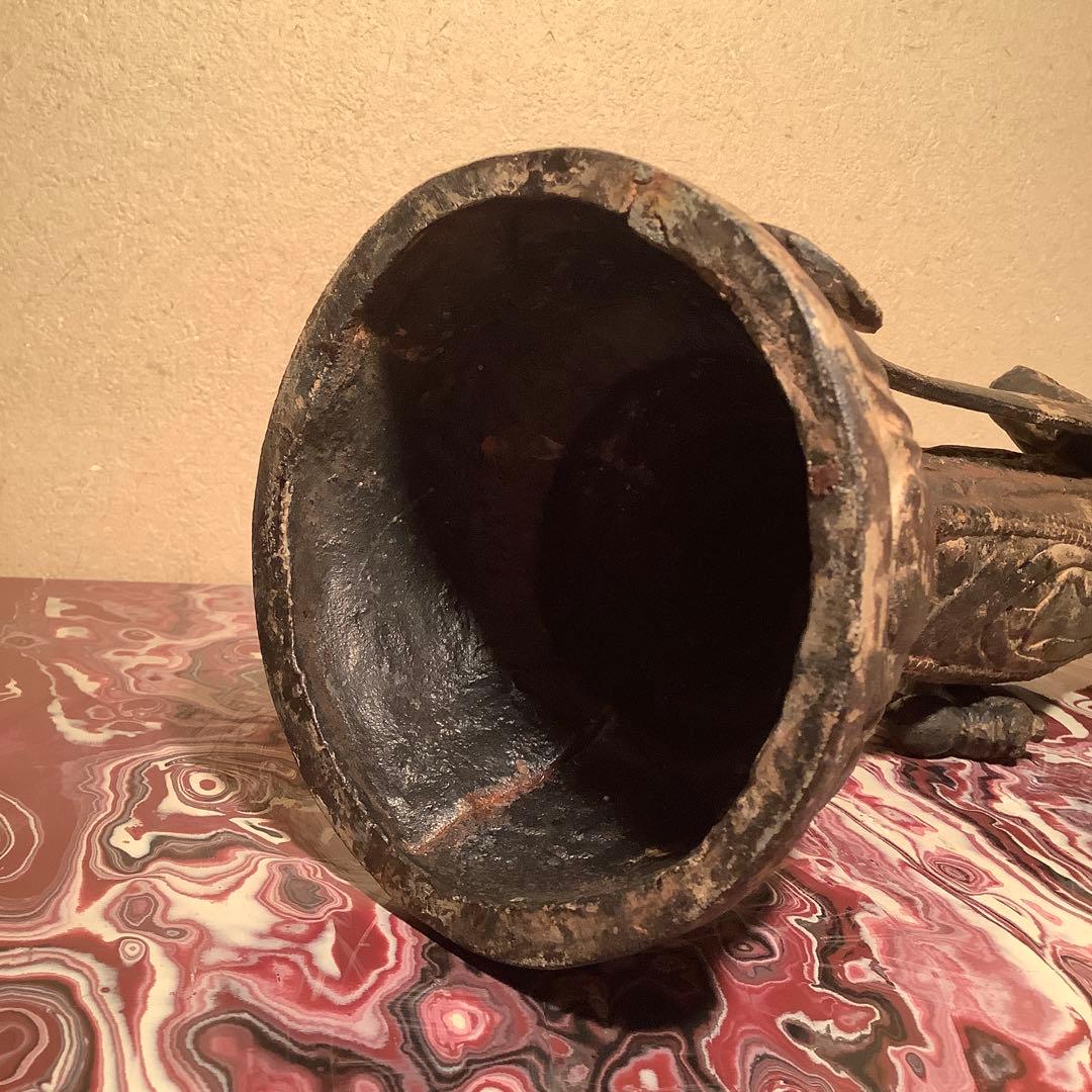 白鳳文化「古鉄・夢違観音菩薩立像」法隆寺・平城京・天平文化・鐵鋳・古鉄鍍金仏