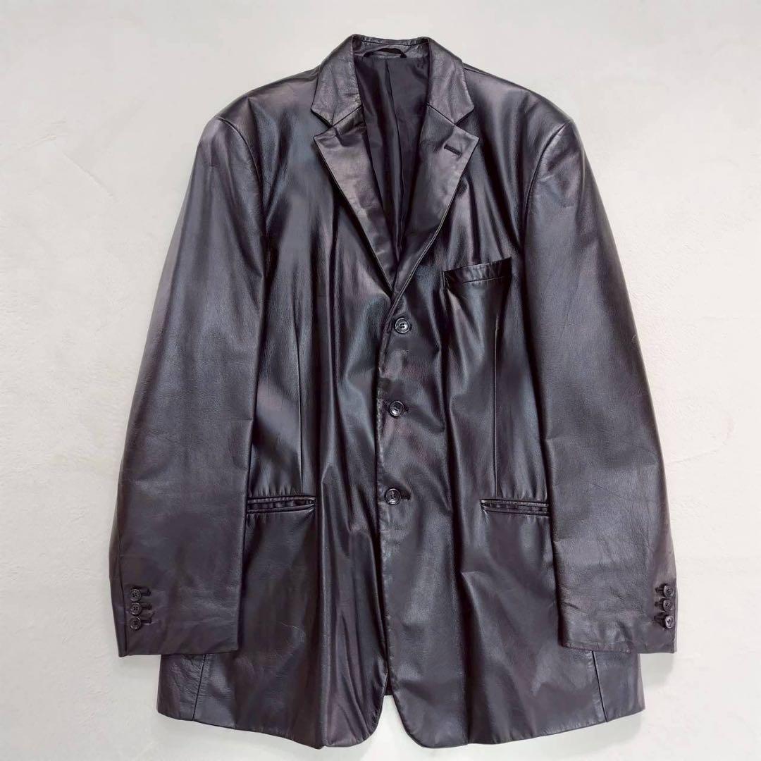 美品に近い A.A.R. レザージャケットTXL 牛皮 ロングコート