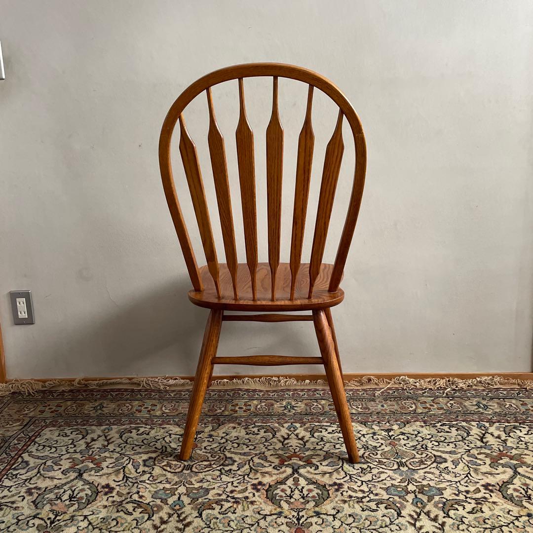 ④Shin Lee シンリー ダイニングチェア ウィンザーチェア　オーク材