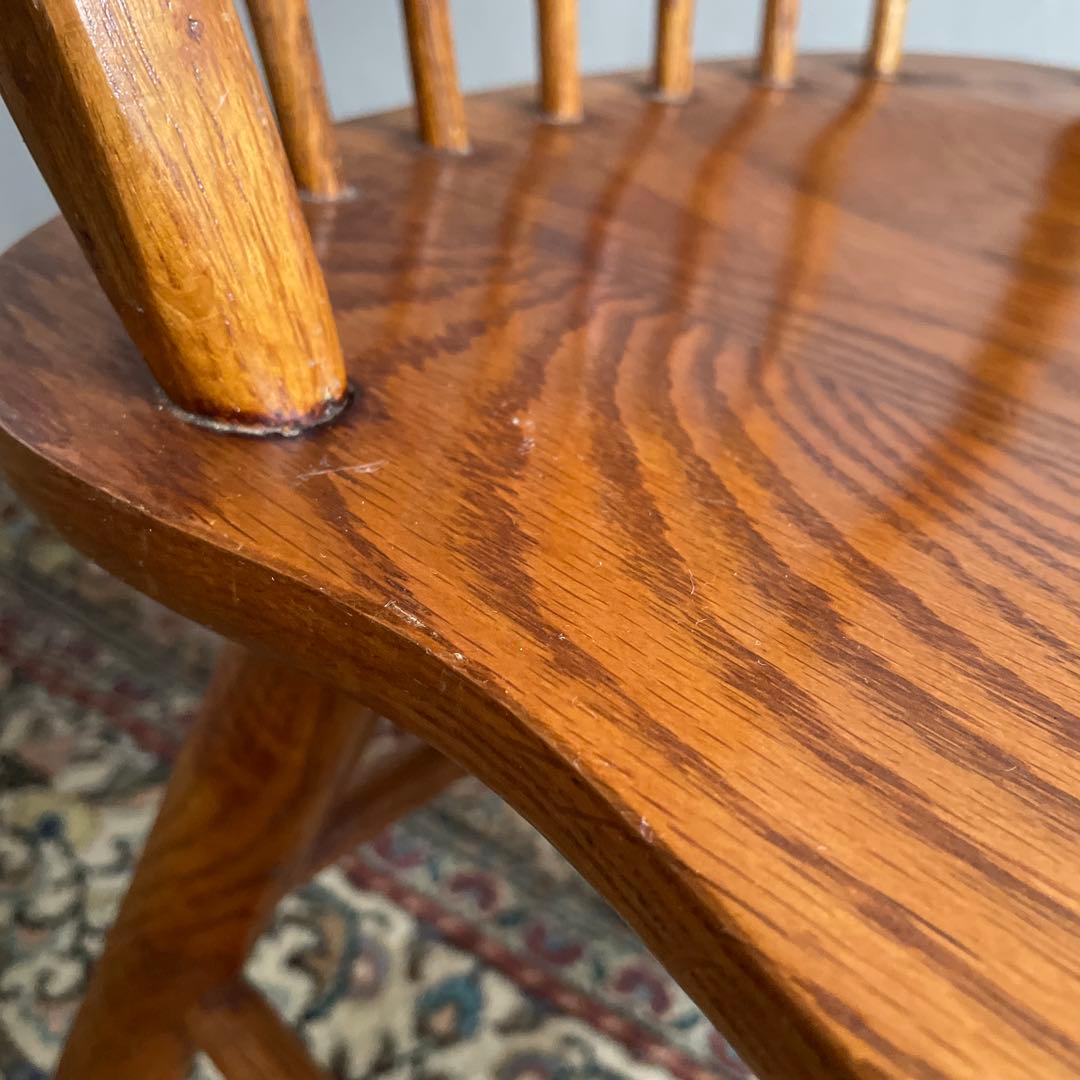 ④Shin Lee シンリー ダイニングチェア ウィンザーチェア　オーク材