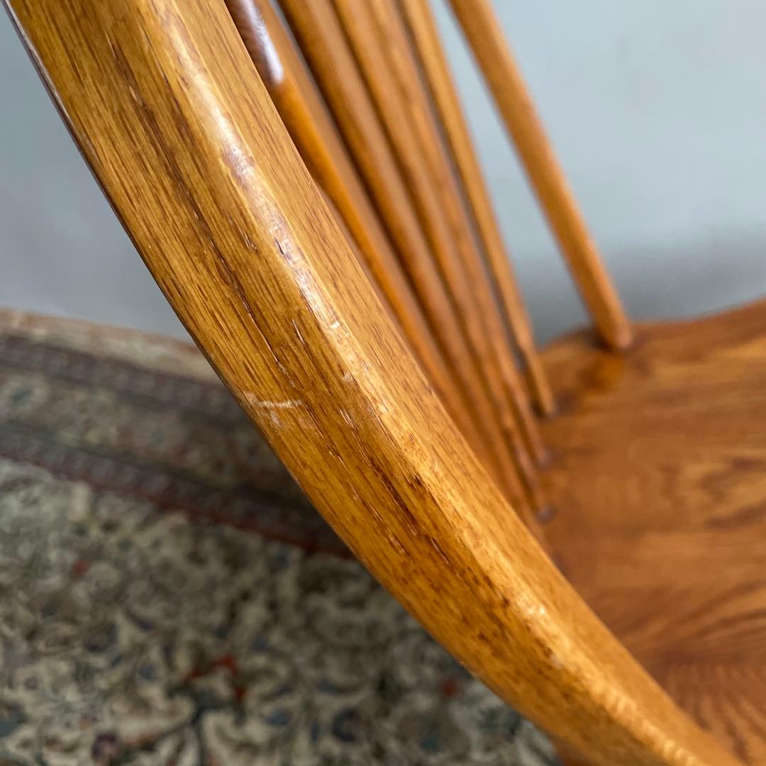 ④Shin Lee シンリー ダイニングチェア ウィンザーチェア　オーク材