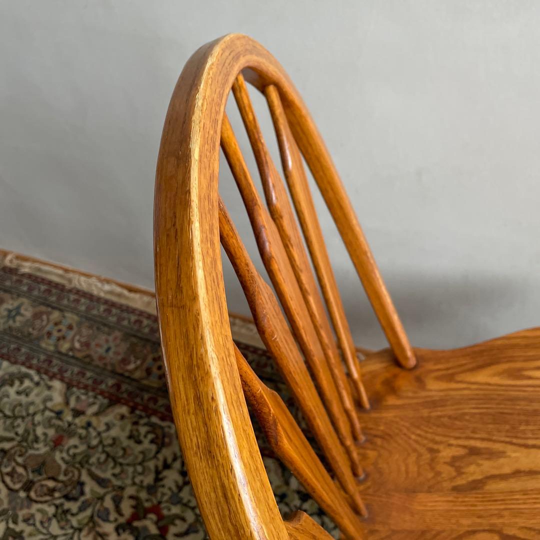 ④Shin Lee シンリー ダイニングチェア ウィンザーチェア　オーク材