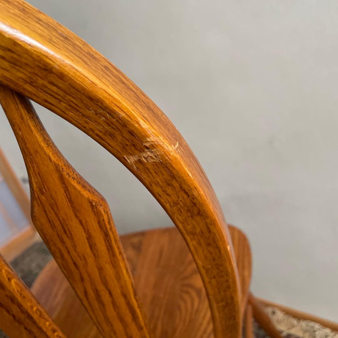 ④Shin Lee シンリー ダイニングチェア ウィンザーチェア　オーク材