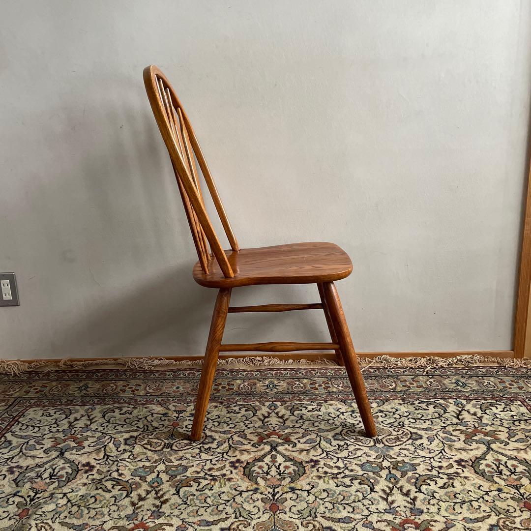 ④Shin Lee シンリー ダイニングチェア ウィンザーチェア　オーク材