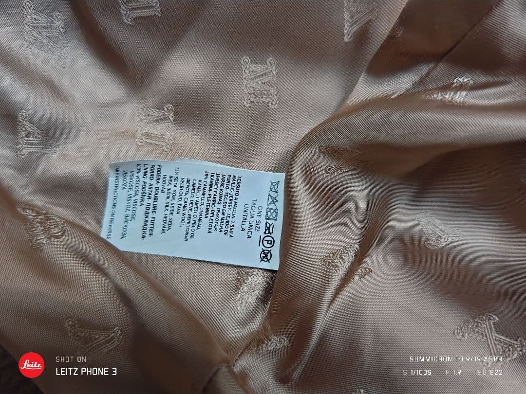 マックスマーラ　テディ　キャメル　ケープポンチョ