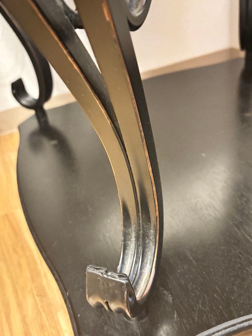 お*こ様 Ashley リビングダークブラウンのテーブル