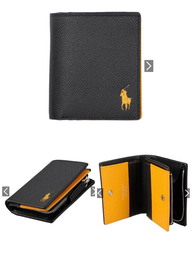 翔*吉様 【美品】ラルフローレン　Lファスナー付き財布（コントラストカラー）二つ
