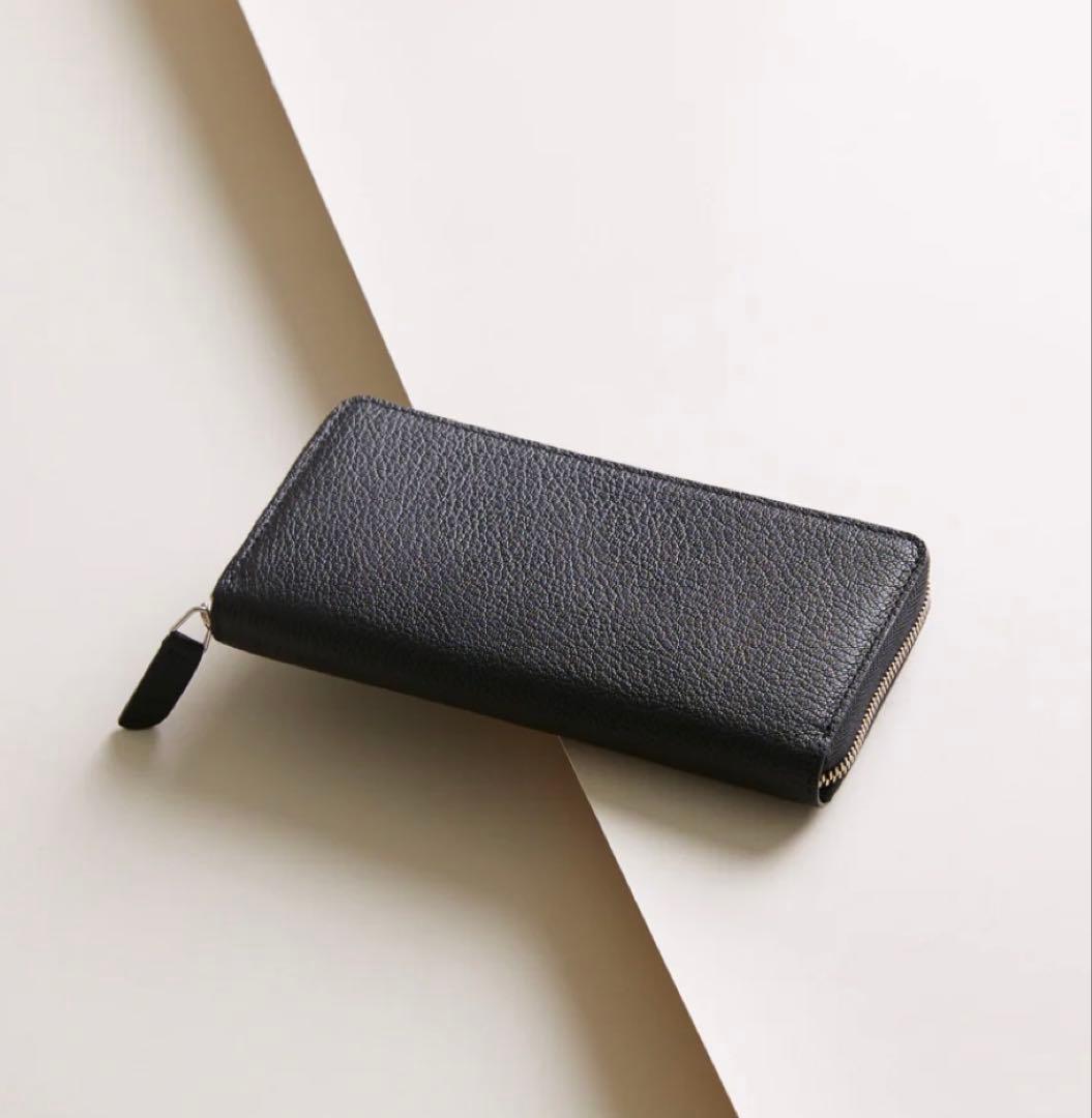 MOLINI MiniRoundZipLongWallet-Black×Gray