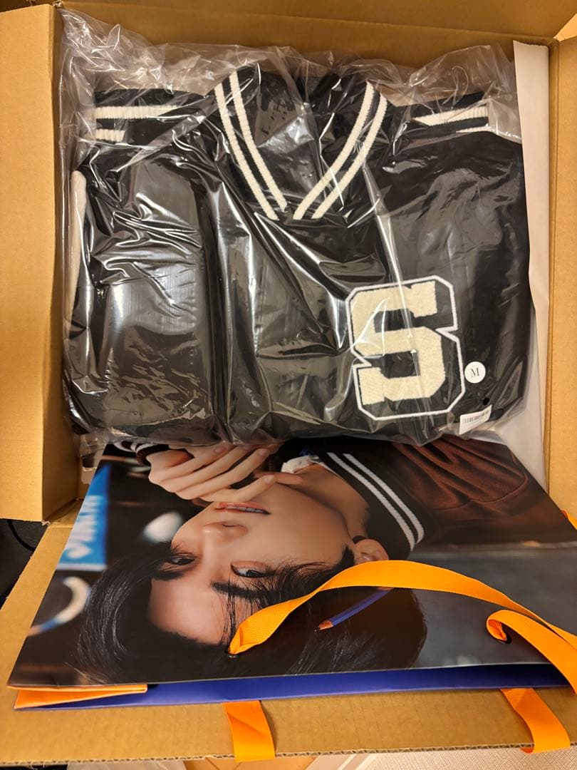 VARSITY JACKET SiKcret ver ブラック