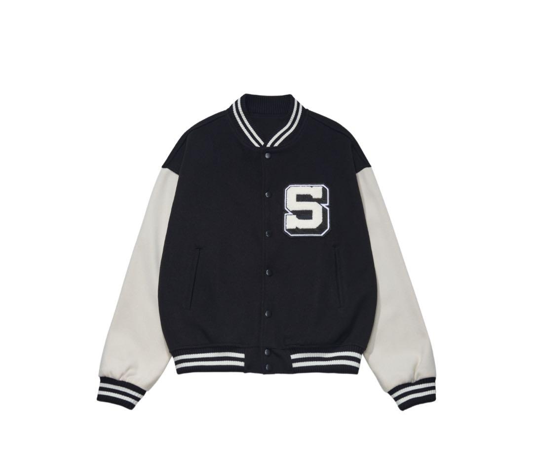 VARSITY JACKET SiKcret ver ブラック
