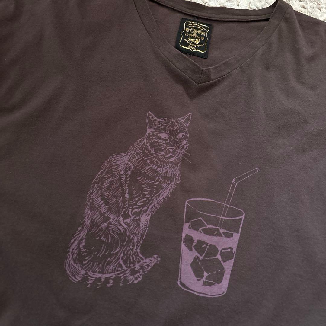 クロスアンドクロス　石田ゆり子　Vネック半袖Ｔ　ハニオ