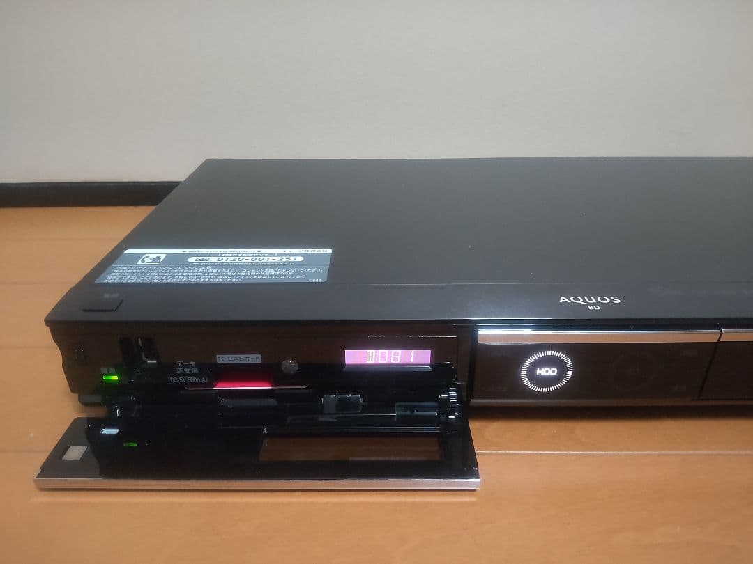シャープ　AQUOS　BD―HDW75 500GB→1TB プチメンテ済み