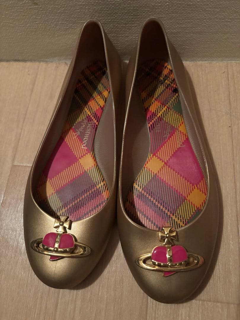 vivianwestwood melissaバレエシューズ　サイズ38