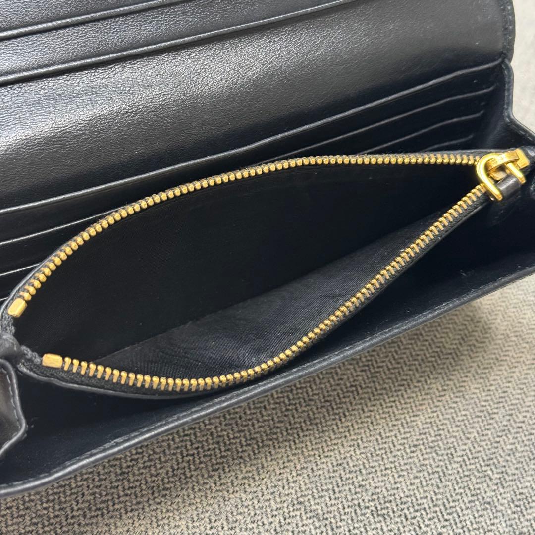 PRADA プラダ テスートナイロン キルティング 二つ折り ロングウォレット
