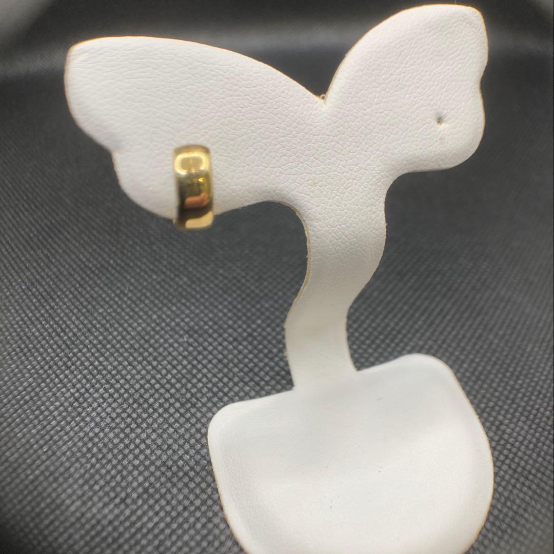 再値下げ　k18 フープピアス 片耳用