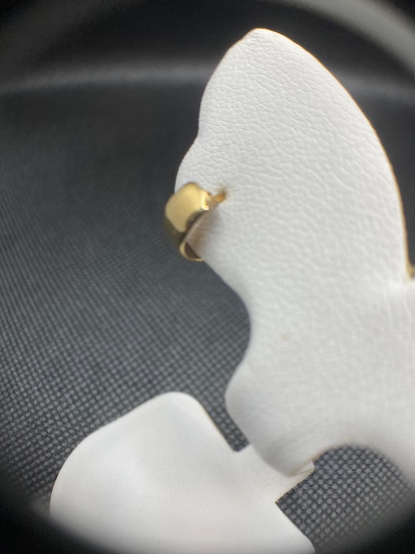 再値下げ　k18 フープピアス 片耳用