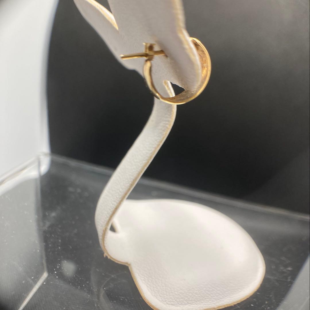 再値下げ　k18 フープピアス 片耳用