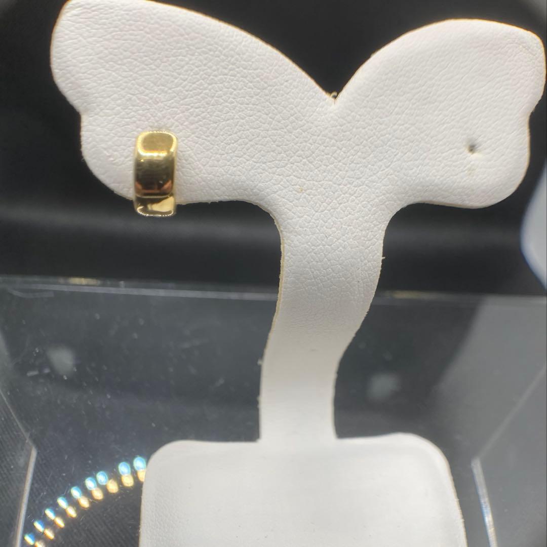 再値下げ　k18 フープピアス 片耳用