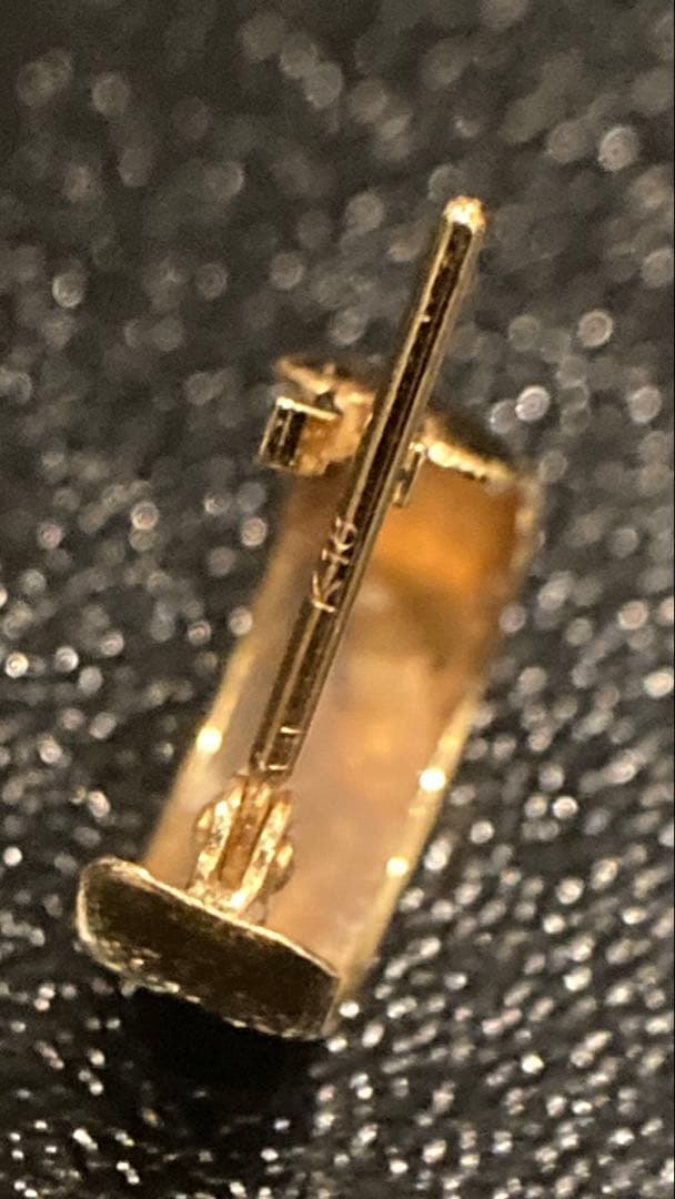 再値下げ　k18 フープピアス 片耳用