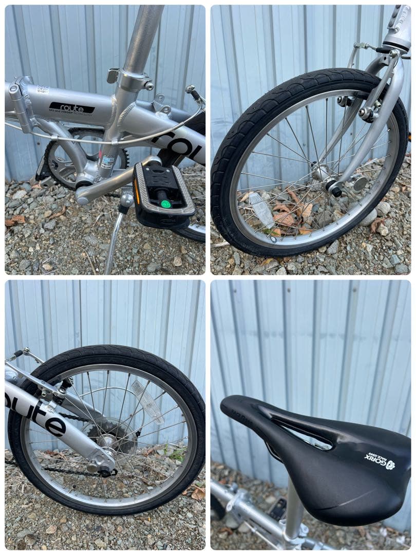 DAHON route折りたたみ自転車 シルバー USA製