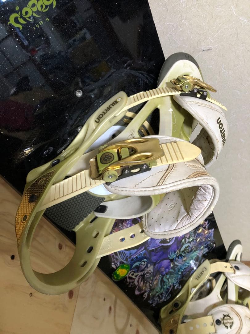 人気のBurtonジムリッピー　スノーボードビンディングセット