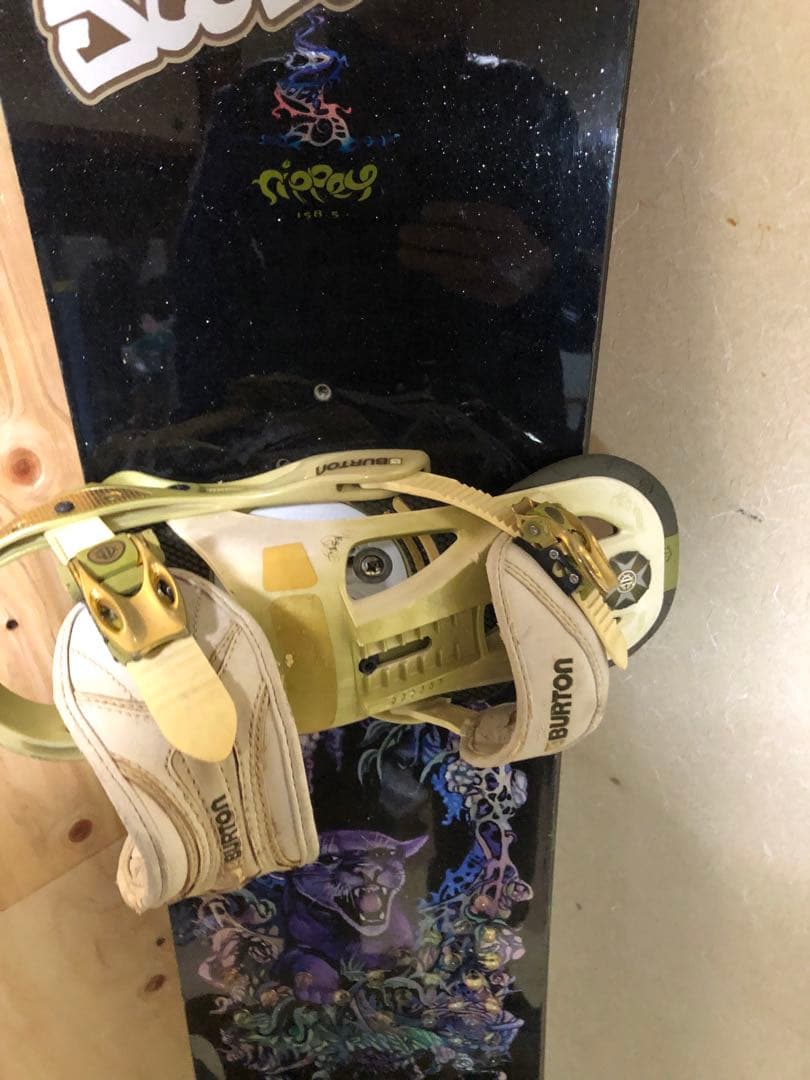 人気のBurtonジムリッピー　スノーボードビンディングセット