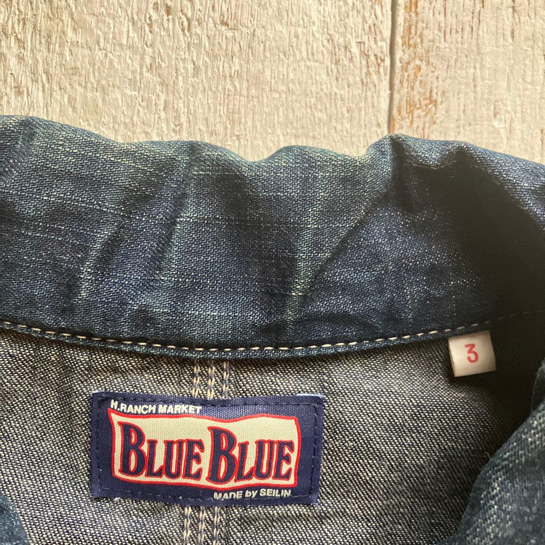 ブルーブルー デニムカバーオール 3 インディゴ