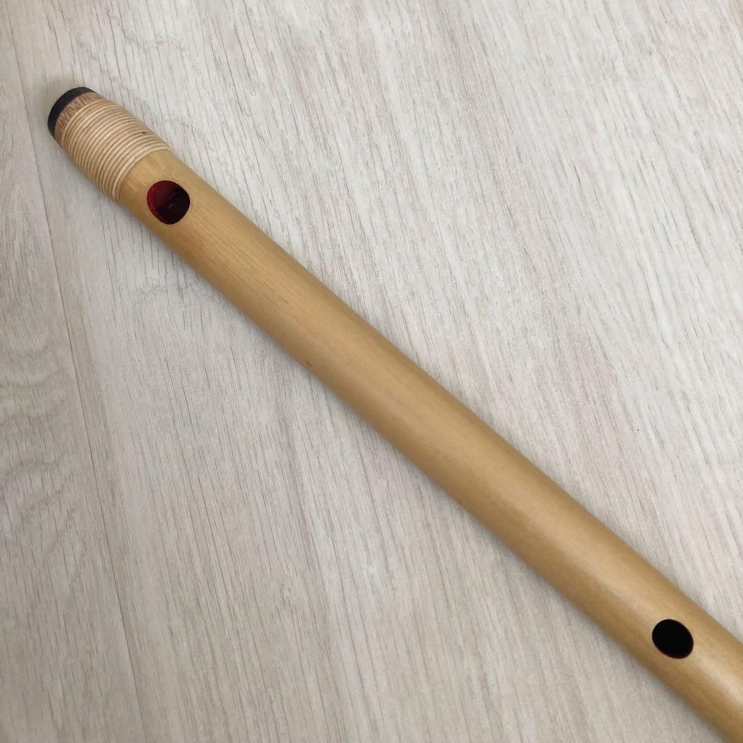 【未使用・美品】高級篠笛 古典調 三本調子 獅子田 竹峰　大塚竹管楽器　七つ穴