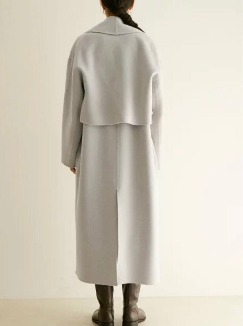 【3WAY】フリーダムコート / ショールカラーロングガウン　吉高由里子着用