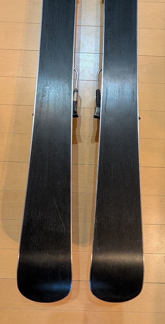 【お値下げ】ELAN スキー板 125cm 解放ビンディング 黒/赤/白 ミッド