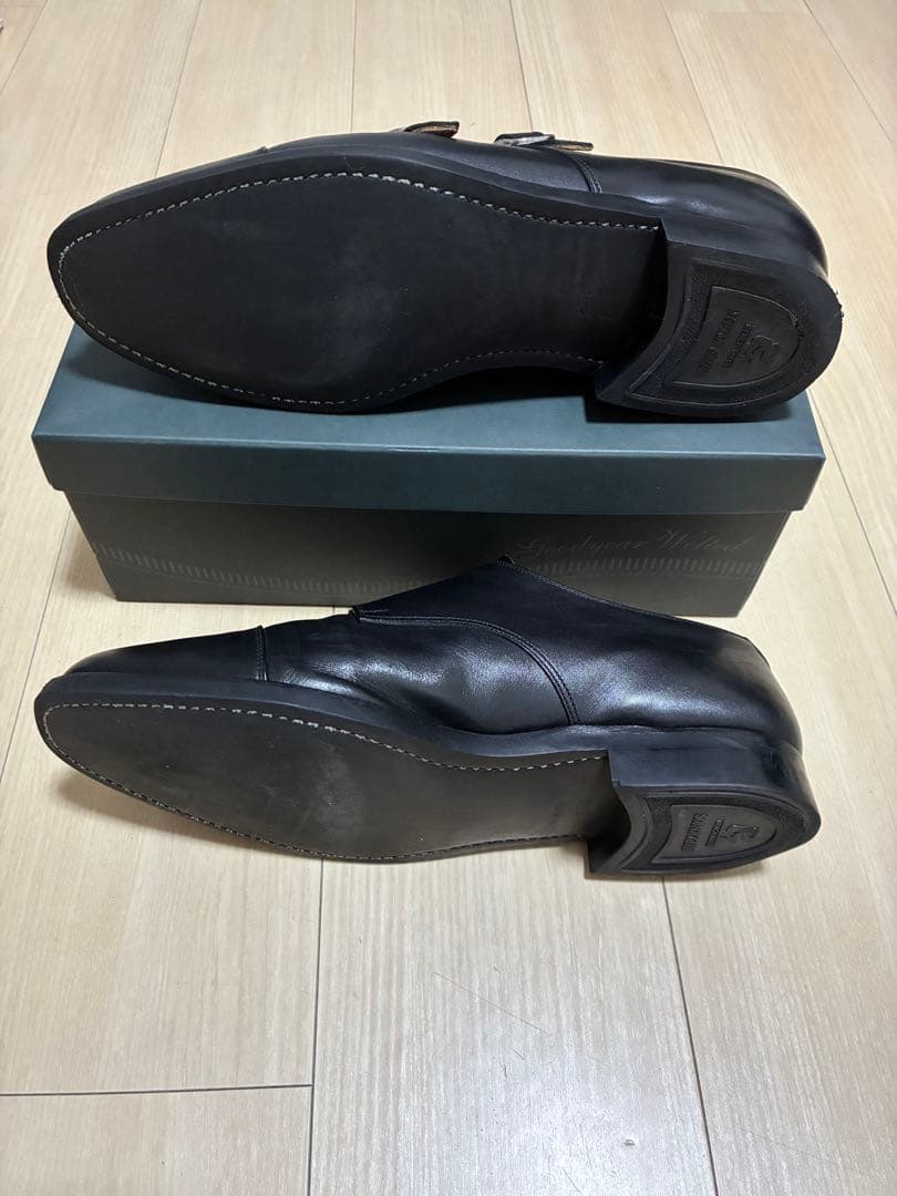 【どっくんさま専用】 SCOTCH GRAIN ダブルモンクストラップシューズ