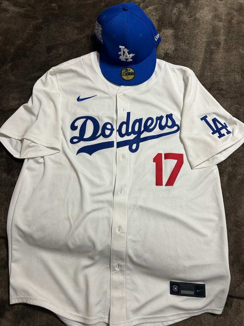大谷翔平 ユニフォーム ドジャース 17 ニューエラ7 5/8