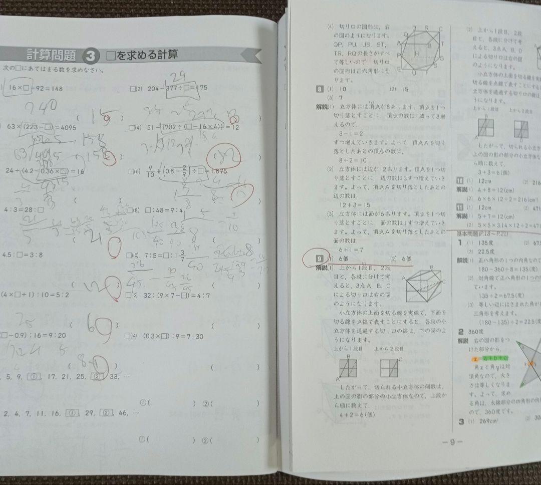2024年 小6 春期講習会 早稲田アカデミー テキスト 上位校 早稲アカ