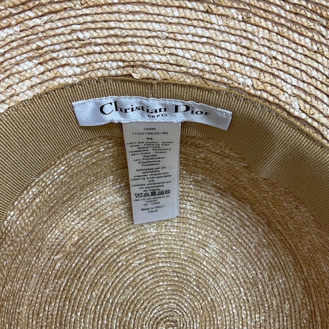 Dior ストローハット