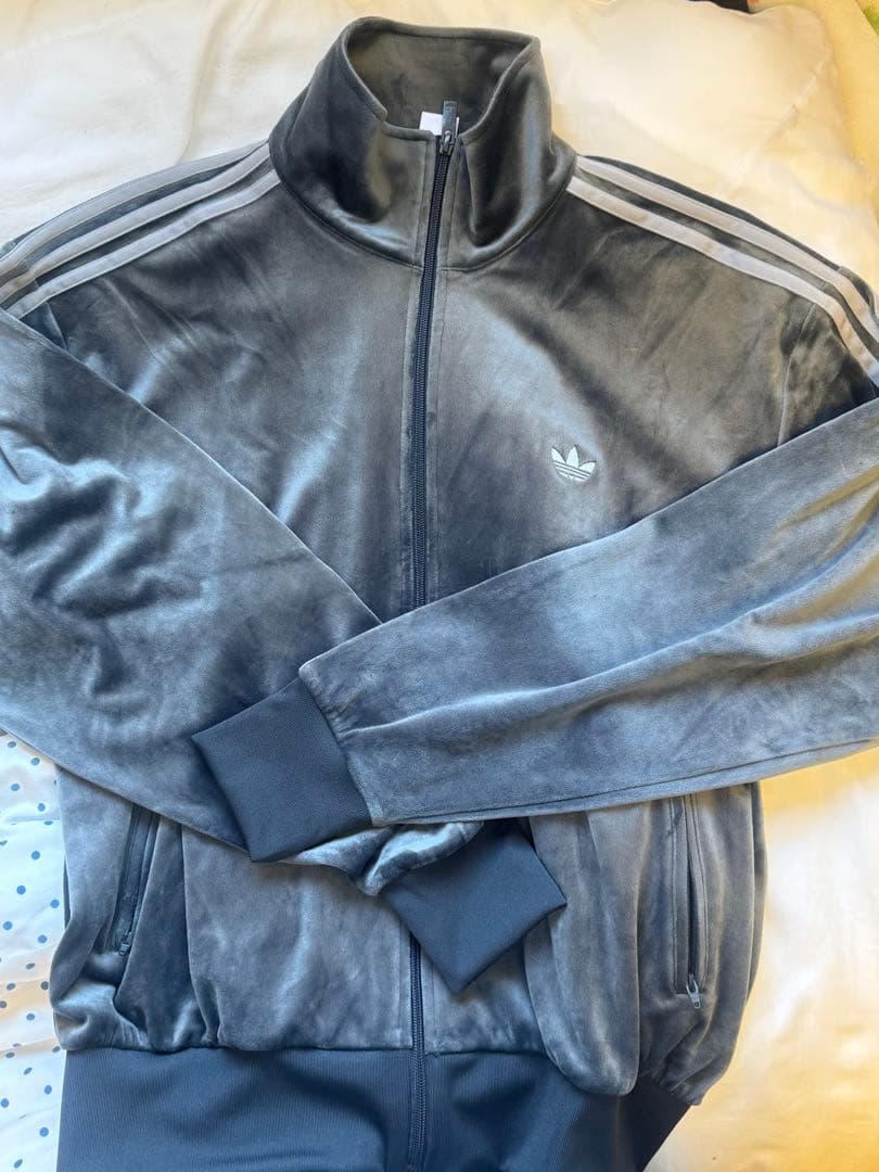 XL) adidas VELOUR TRACKTOP ベロアジャージー