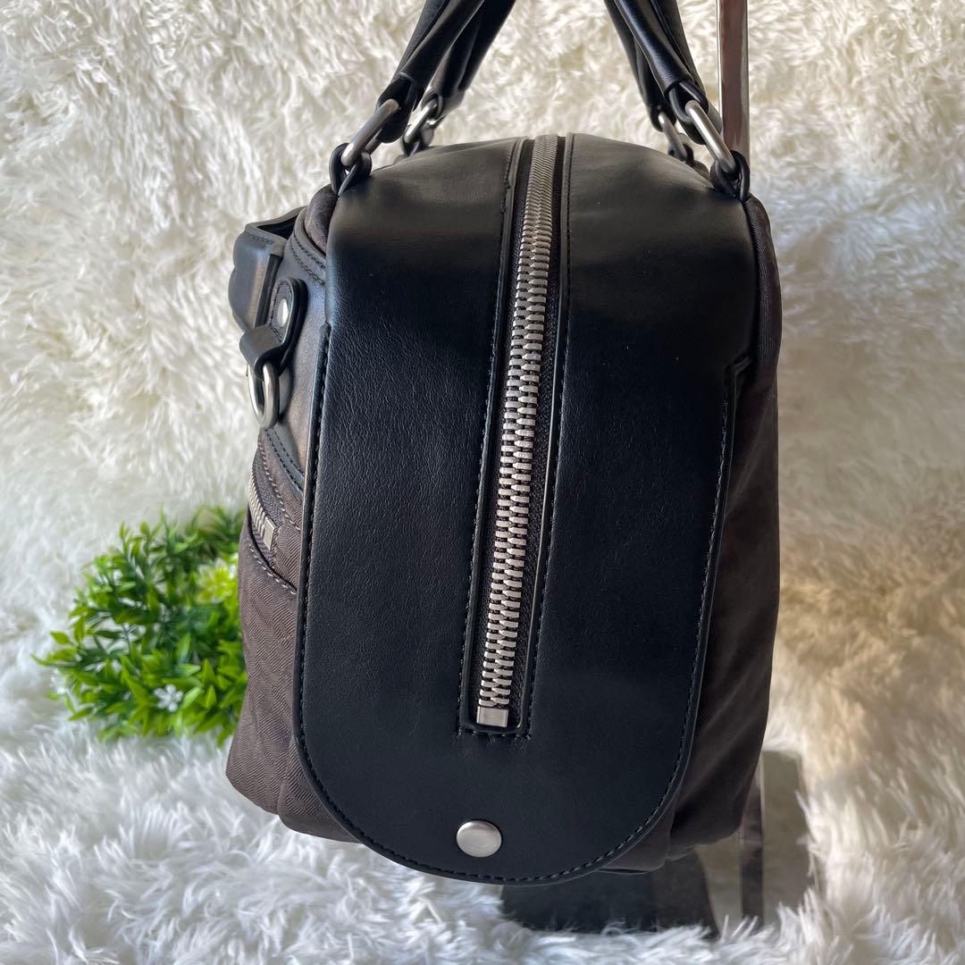 【未使用】diesel バンドバッグ　ユニセックス モノグラム　ナイロン×レザー