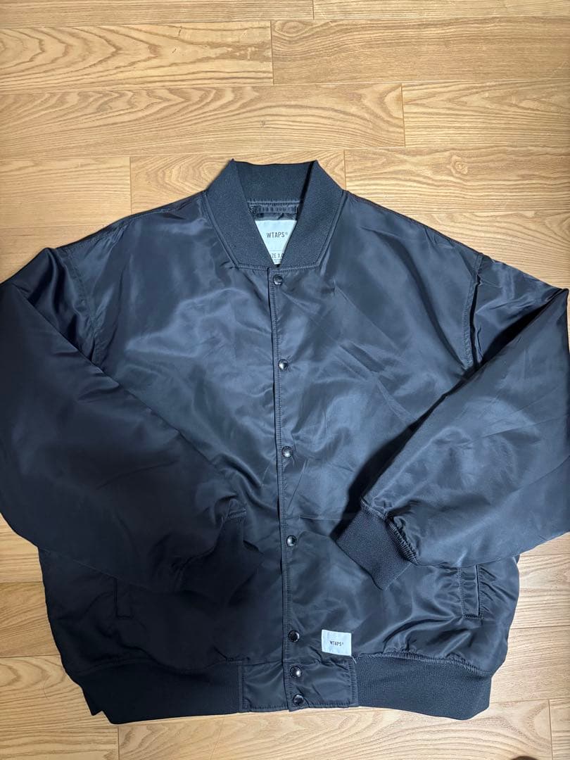 早い者勝ち WTAPS TEAM JACKET BK 04 XLクロスボーン