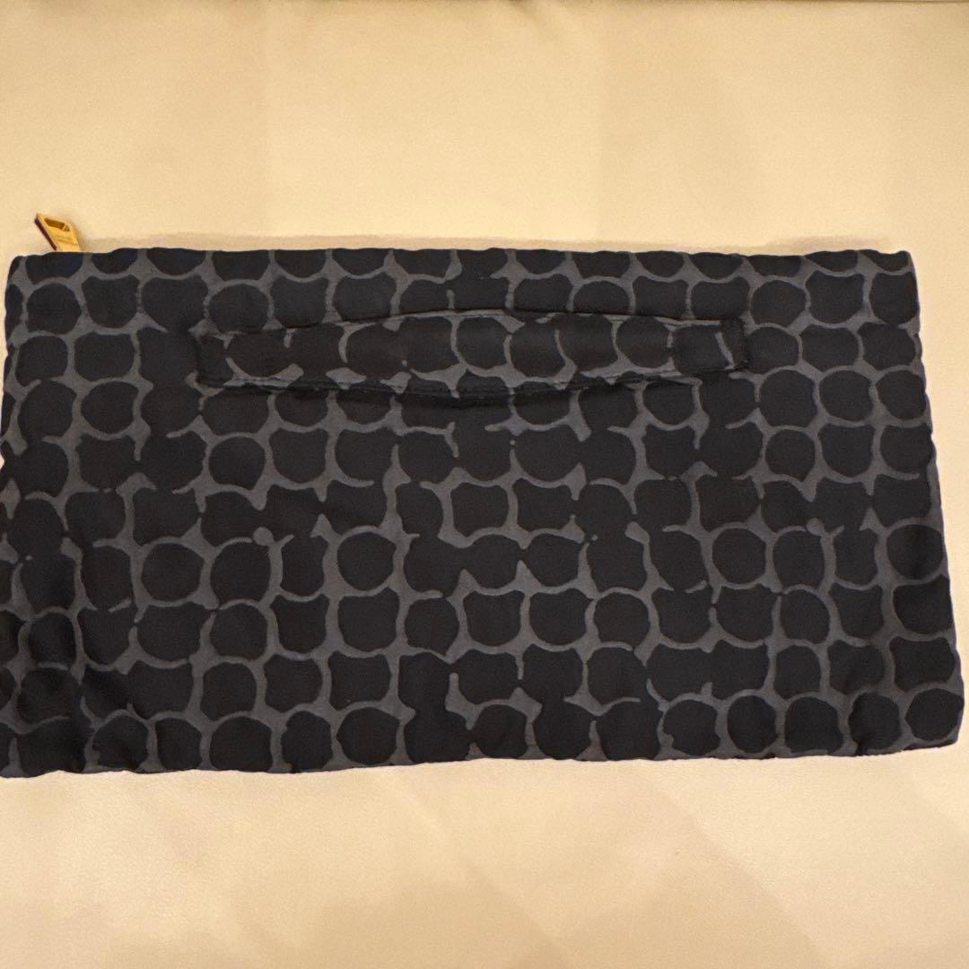 PRADA 黒 パターン クラッチバッグ