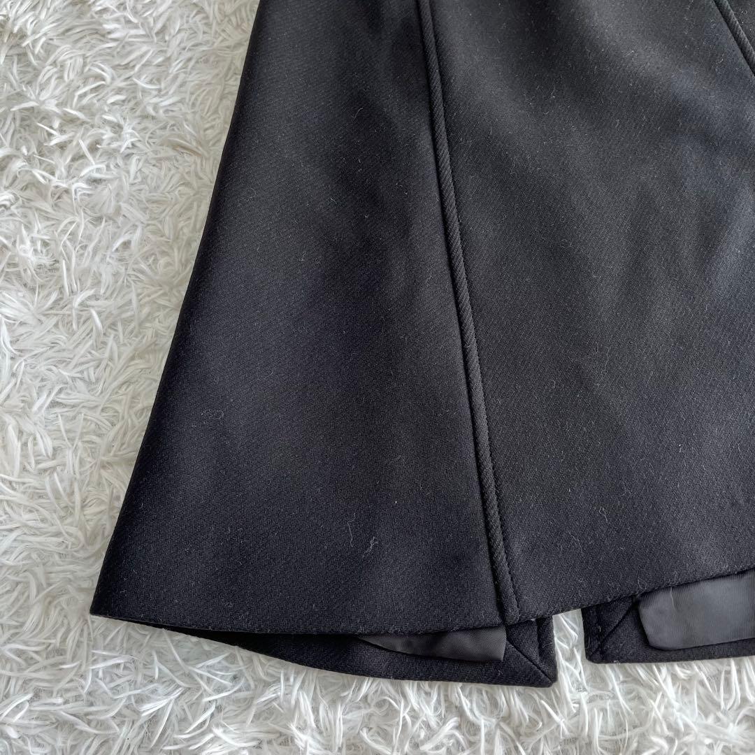 ザラ×マンテコ　BTS・ヨンギ着　バックル付き　ケープコート　ポンチョ　ウール