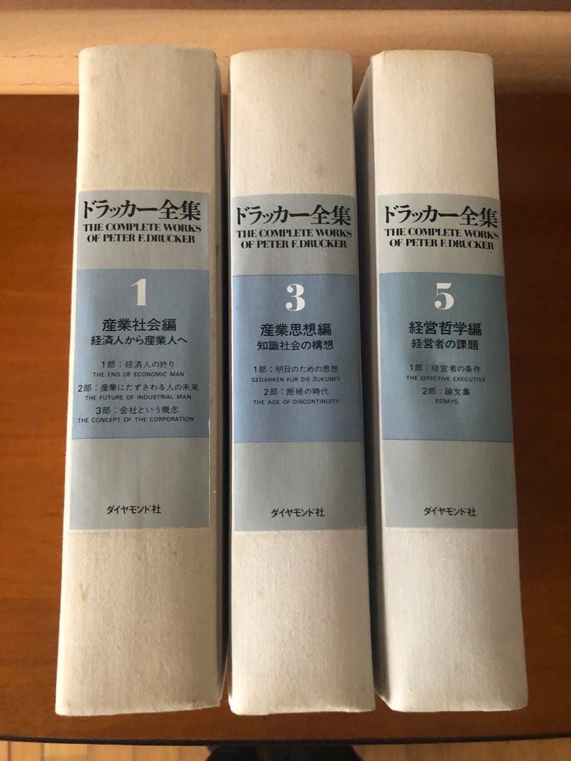 ドラッカー全集 1, 3, 5 セット
