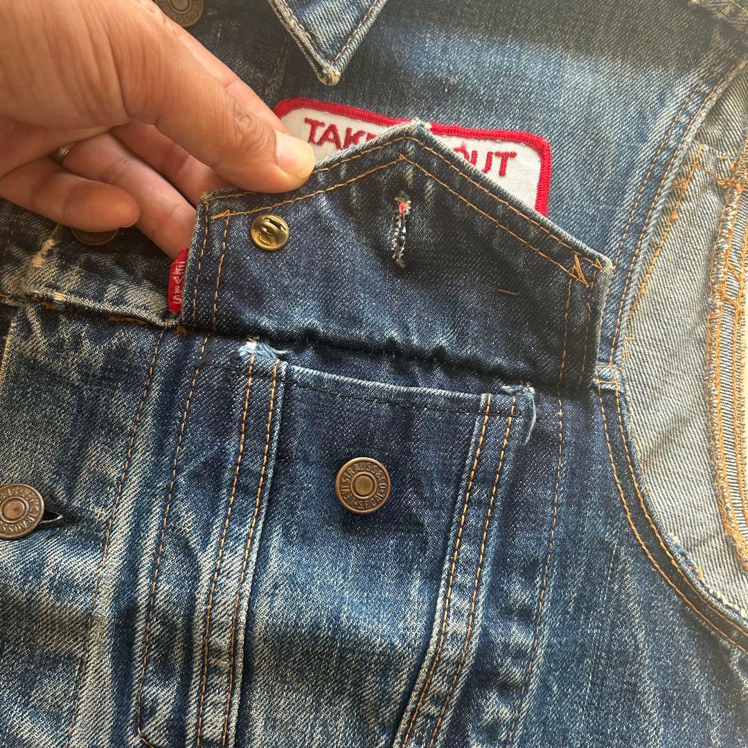 60-70s LEVI'S 70505 bigE カットオフ モトクロス 雰囲気