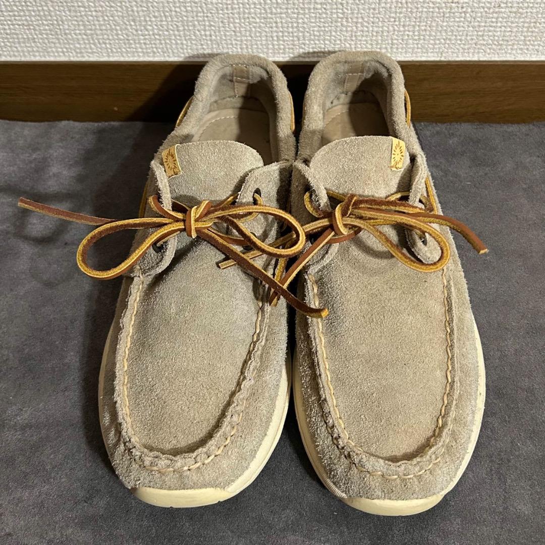 【名作】VISVIM ビズビム ヴィズヴィム デッキシューズ モカシン スエード
