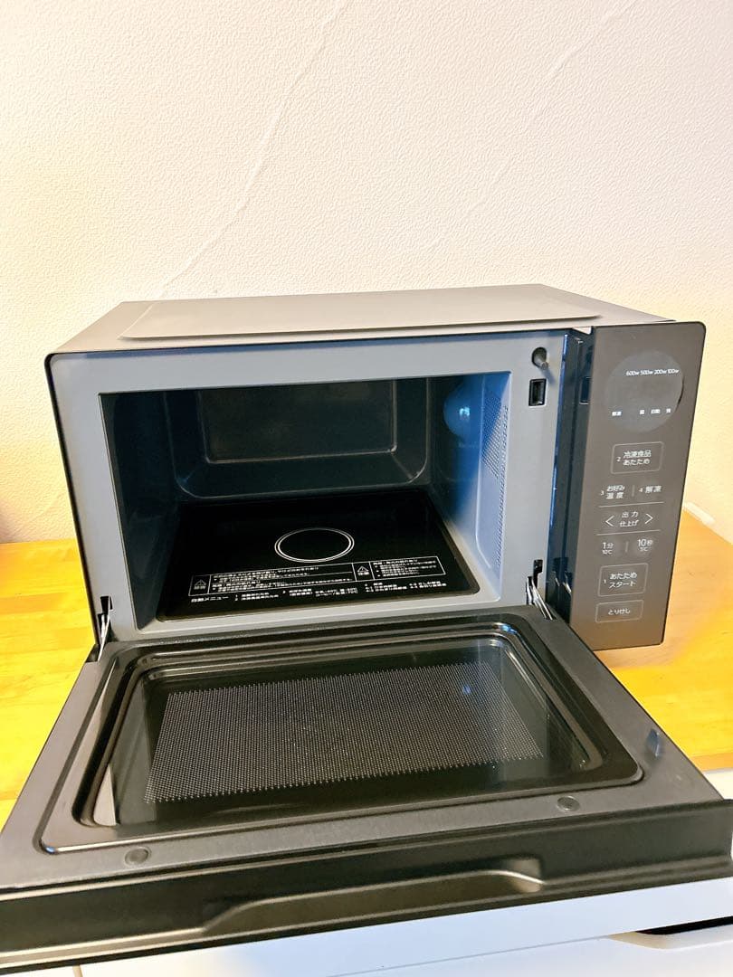 2025年製　極美品 AQUA 電子レンジ AQM-KF20P(K) 20L