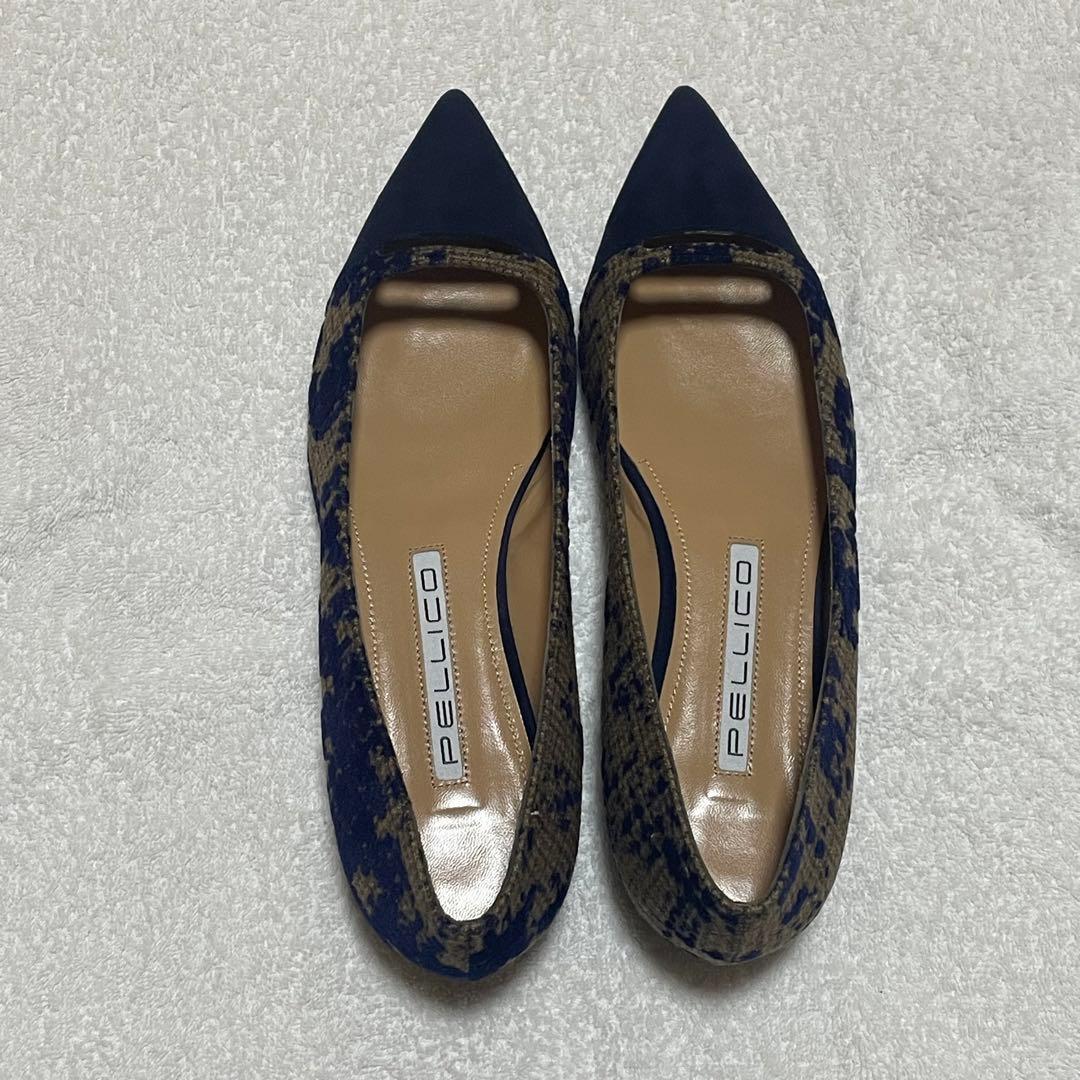 PELLICO ペリーコパンプス　ＡＮＩＭＡ　NAVY／38.5