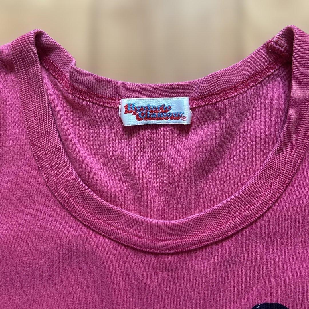 Hysteric Glamour ピンク 半袖Tシャツ